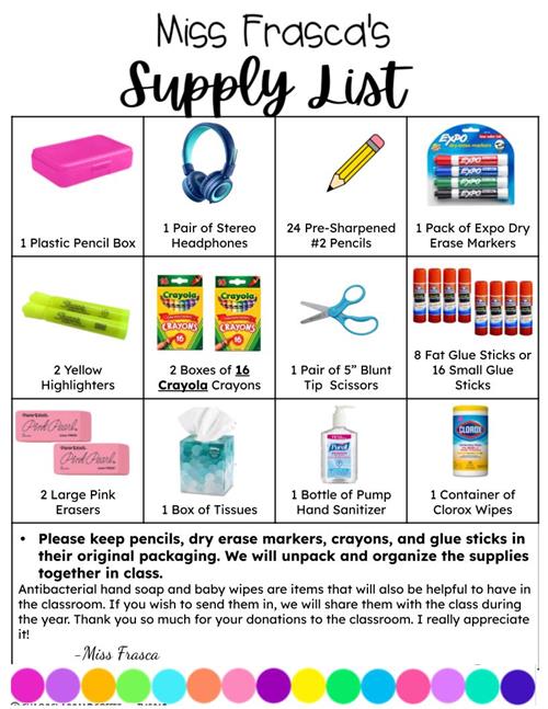 Supply List